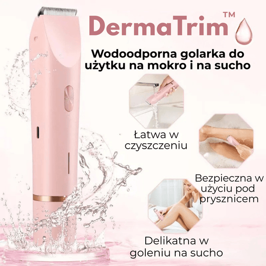 DermaTrim™ - dwugłowicowy trymer do ciała i twarzy - Derma Beauty