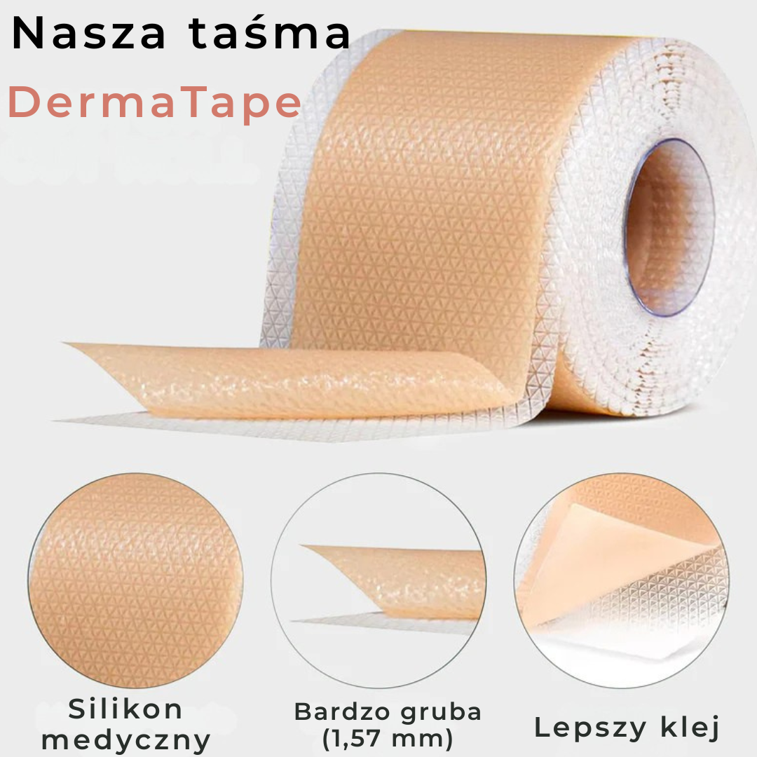 DermaTape™ -silikonowa taśma na zmarszczki i blizny