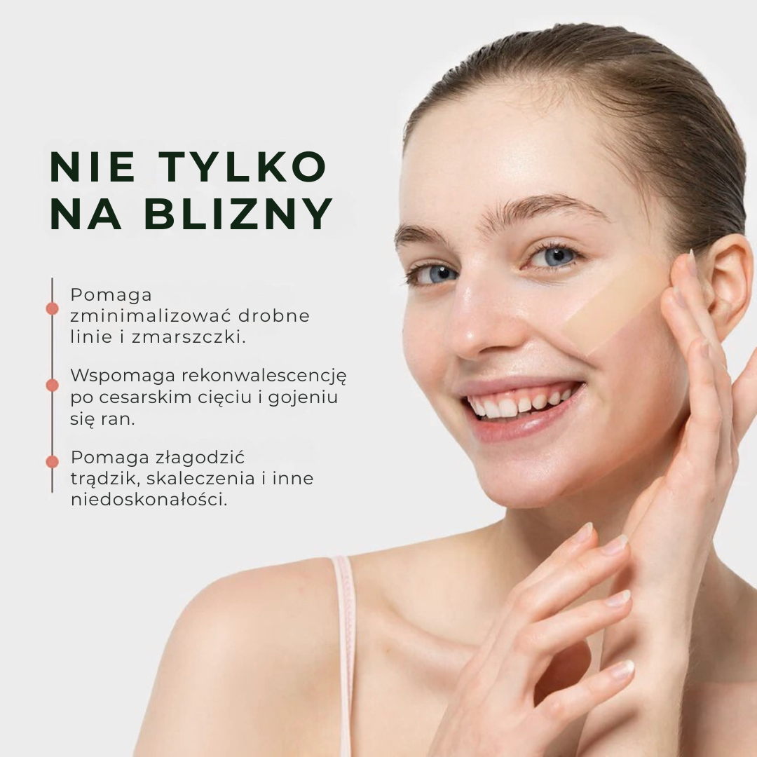 DermaTape™ -silikonowa taśma na zmarszczki i blizny
