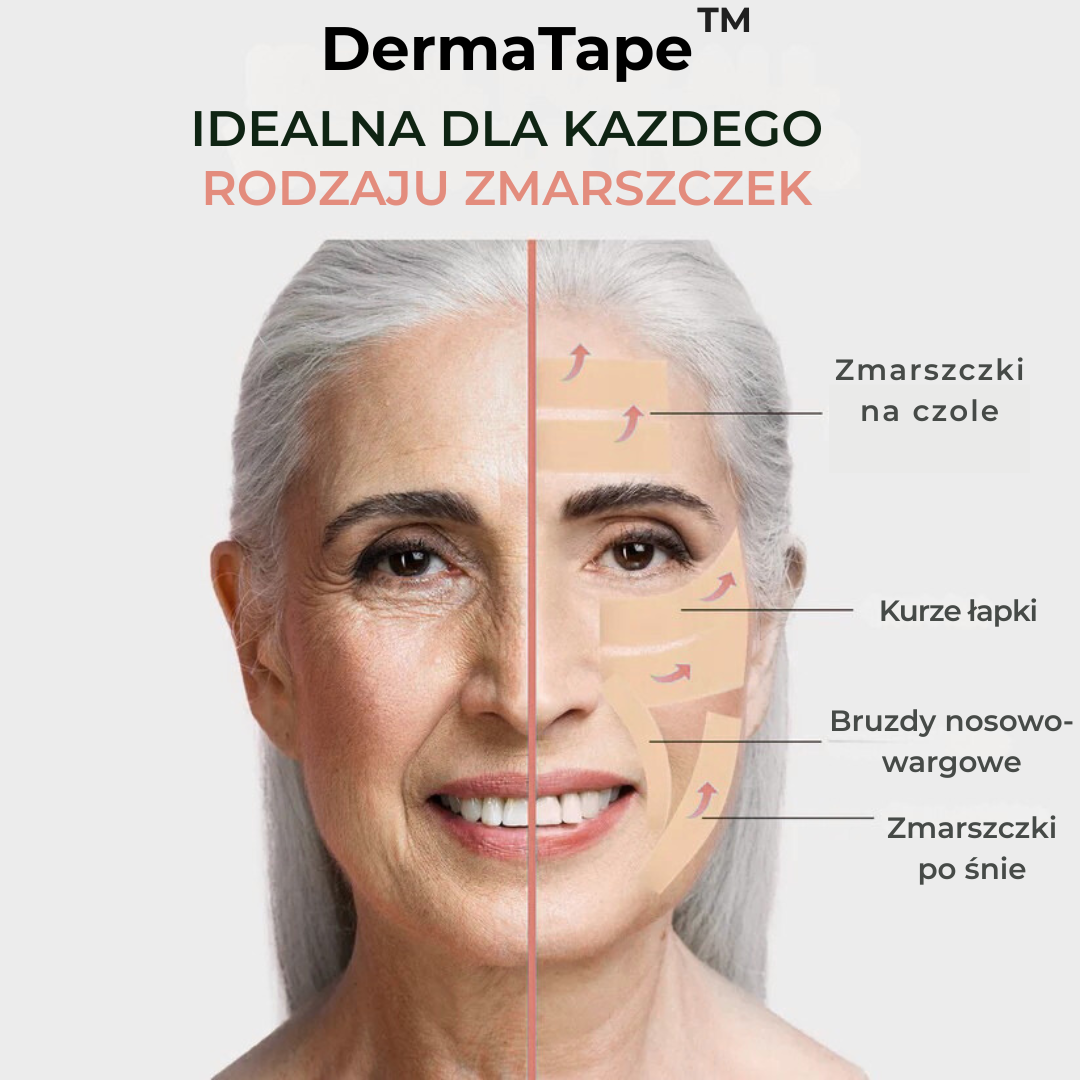DermaTape™ -silikonowa taśma na zmarszczki i blizny