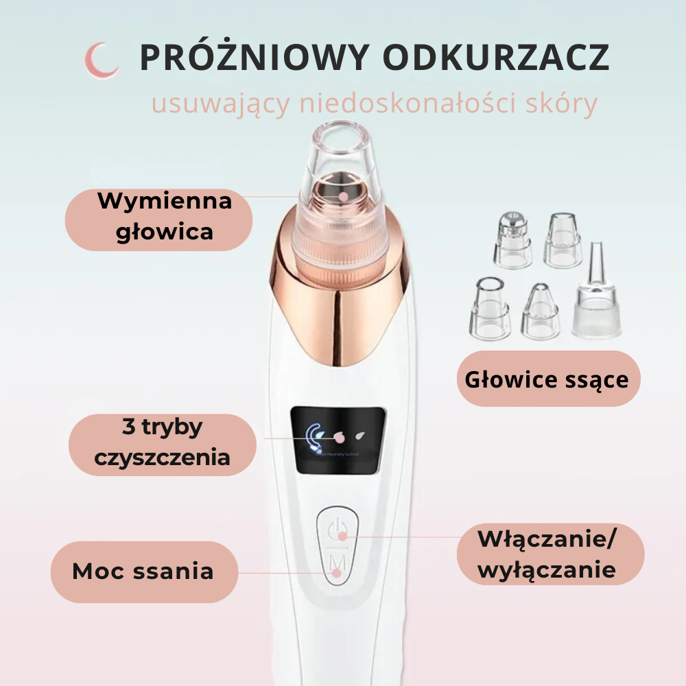 DermaCleaner™-próżniowe urządzenie do oczyszczania porów i skóry twarzy