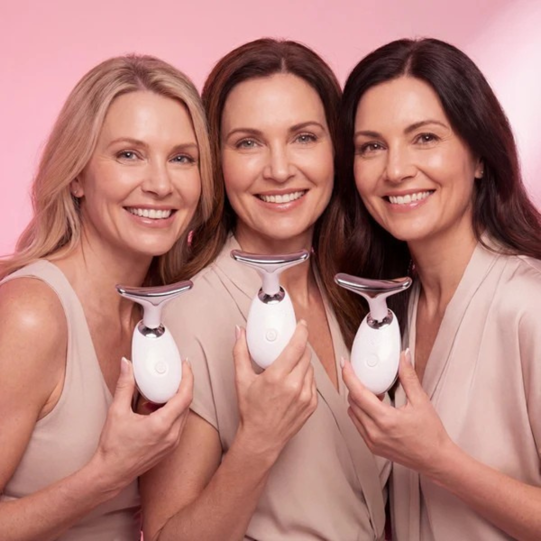 DermaLifting - masażer ze światłem led do liftingu twarzy i szyi