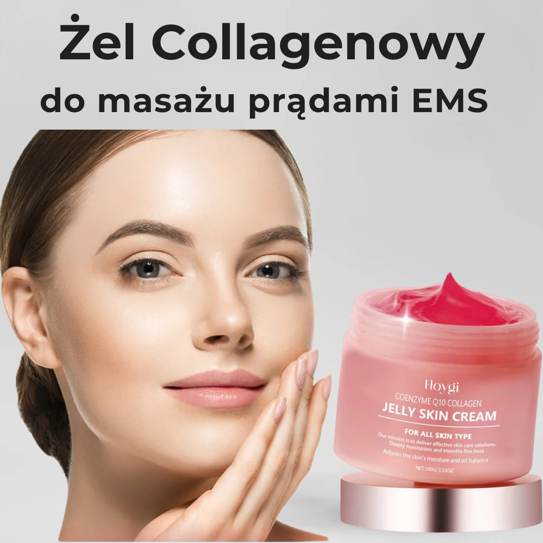 Żel Collagenowy -żel przewodzący do masażu skóry twarzy głęboko nawilżający