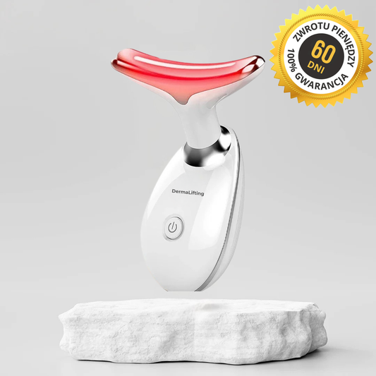 DermaLifting - masażer ze światłem led do liftingu twarzy i szyi