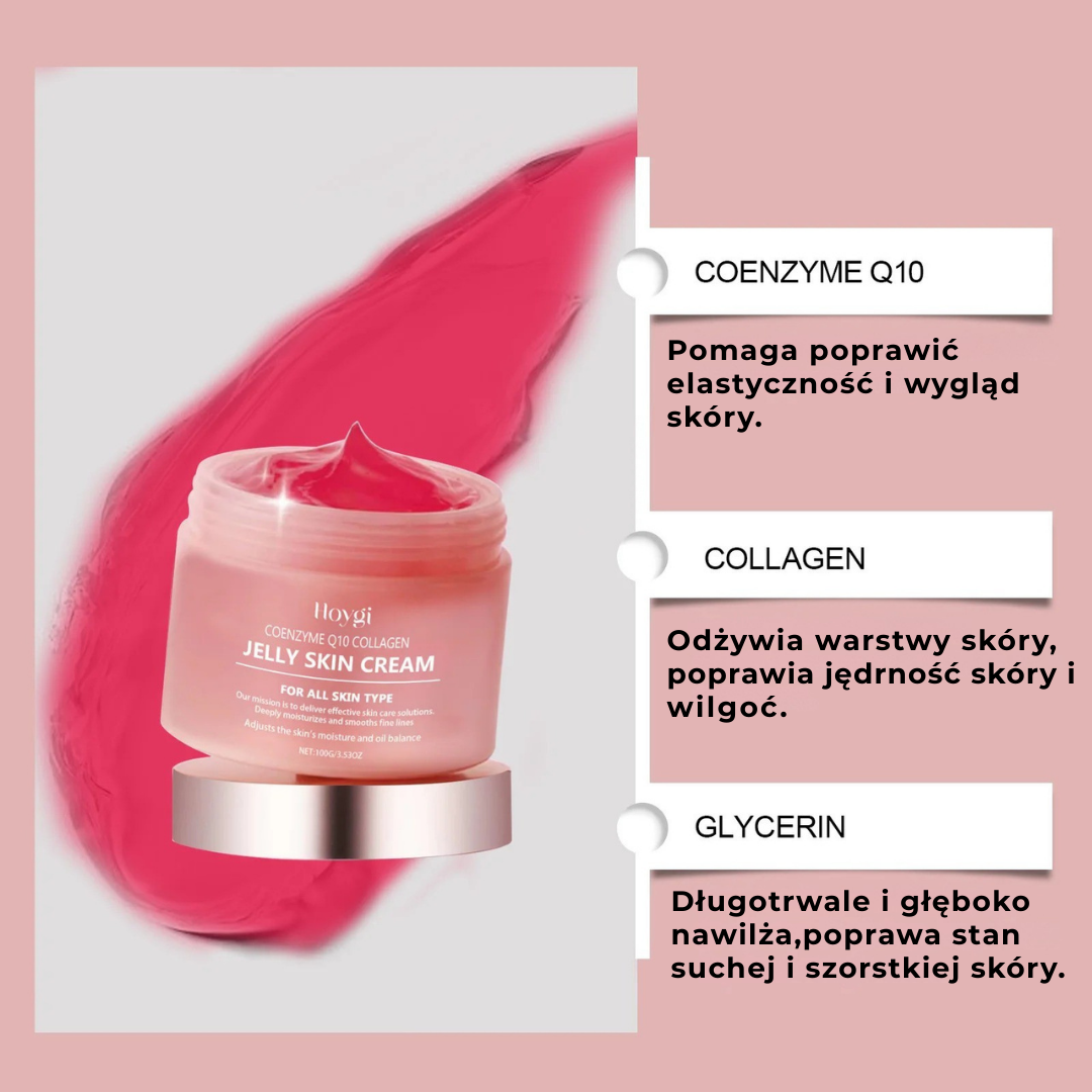 Żel Collagenowy -żel przewodzący do masażu skóry twarzy głęboko nawilżający