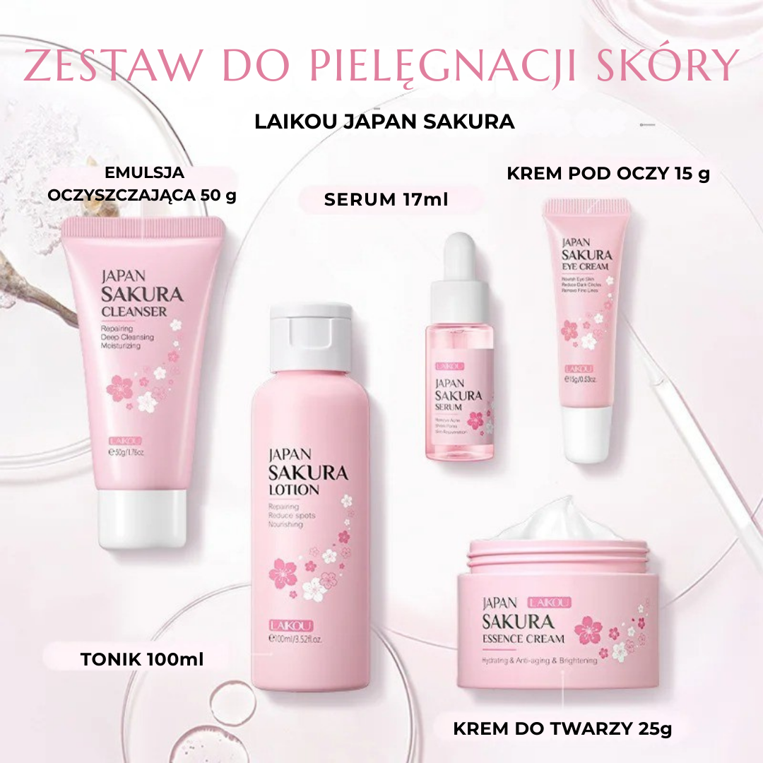 ZESTAW PREZENTOWY 5-częściowy -Sakura Japan Laikou