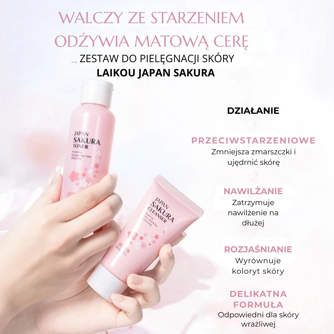 ZESTAW PREZENTOWY 5-częściowy -Sakura Japan Laikou