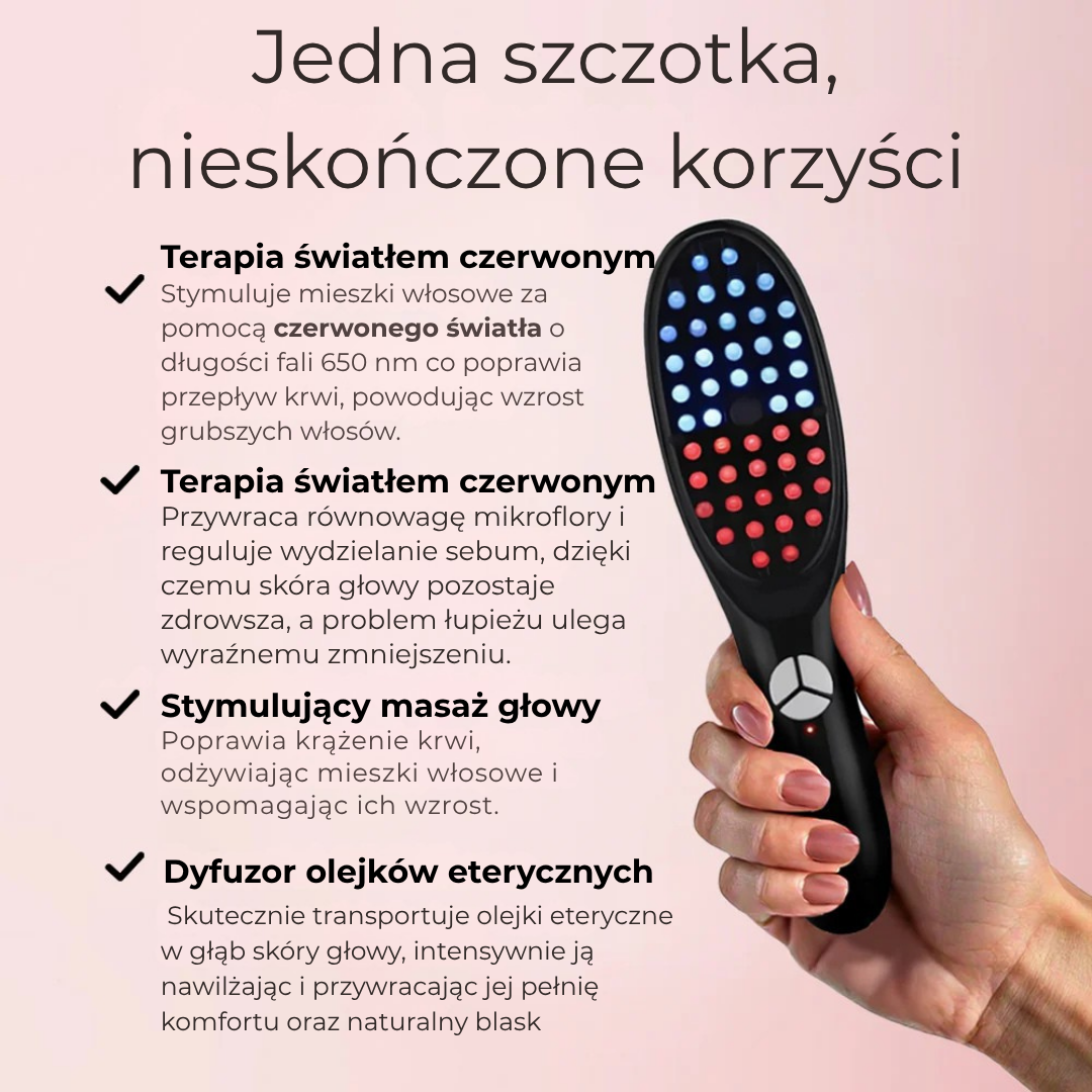 DermaBrush™ - innowacyjna szczotka na porost włosów