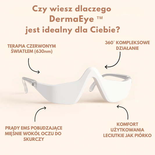 DermaEye™ - innowacyjne okulary masujące ze światłem led - Derma Beauty