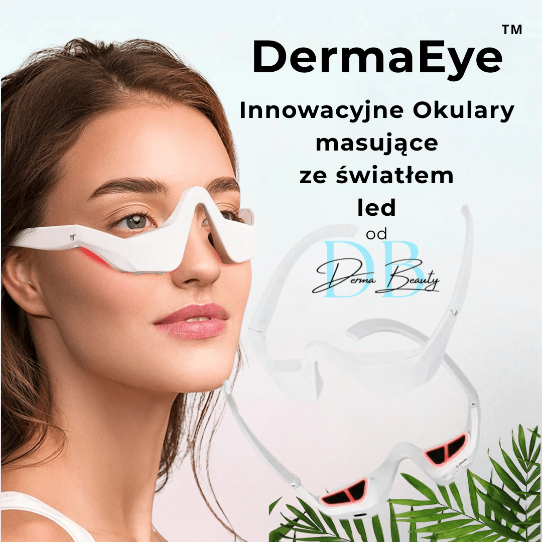 DermaEye™ - innowacyjne okulary masujące ze światłem led - Derma Beauty