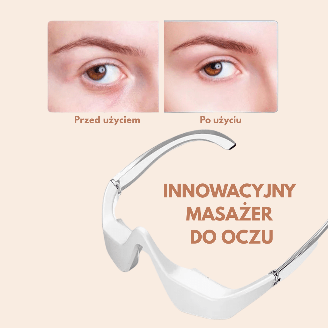 DermaEye™ - innowacyjne okulary masujące ze światłem led - Derma Beauty