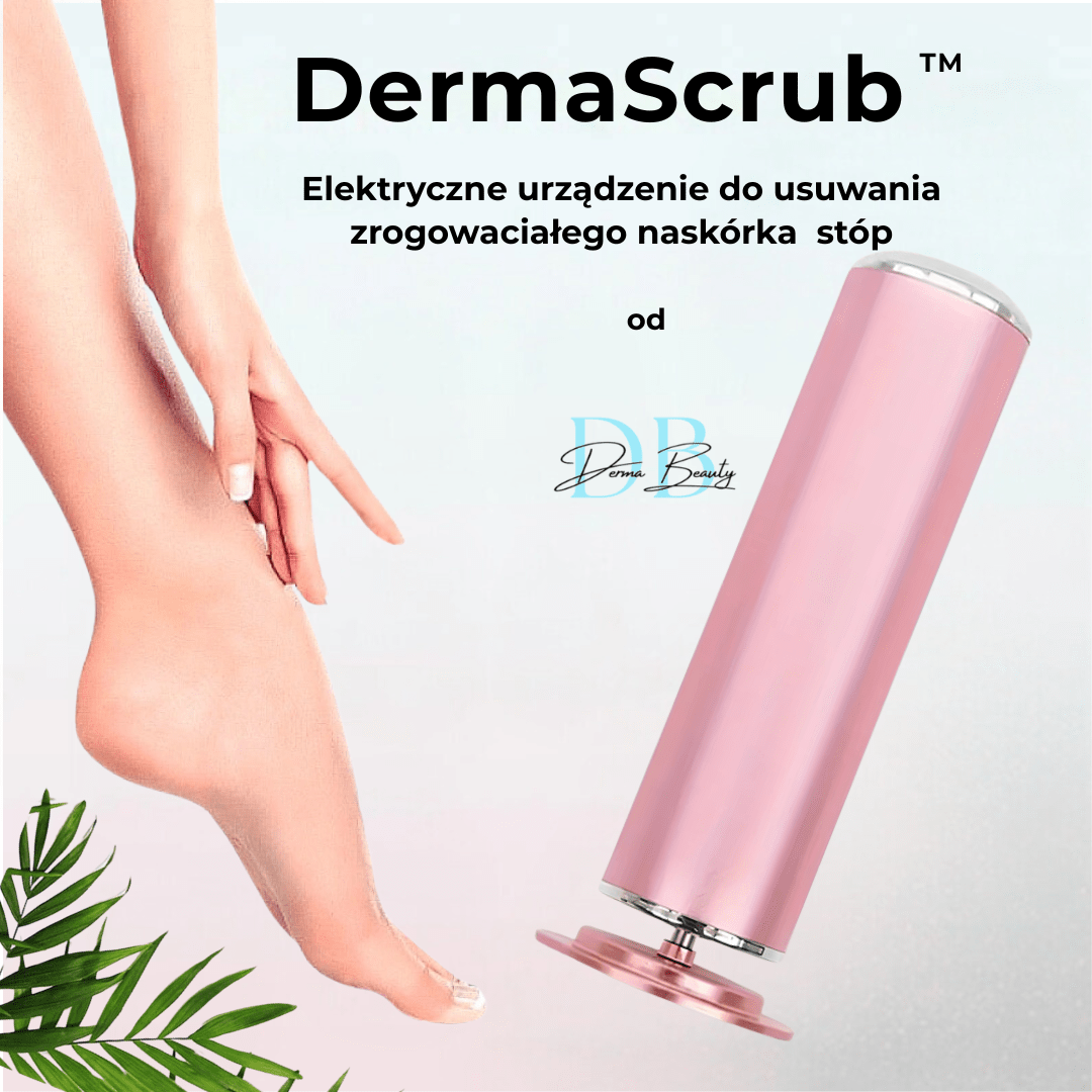 DermaScrub™ - elektryczna maszynka do usuwania zrogowaciałego naskórka ze stóp - Derma Beauty