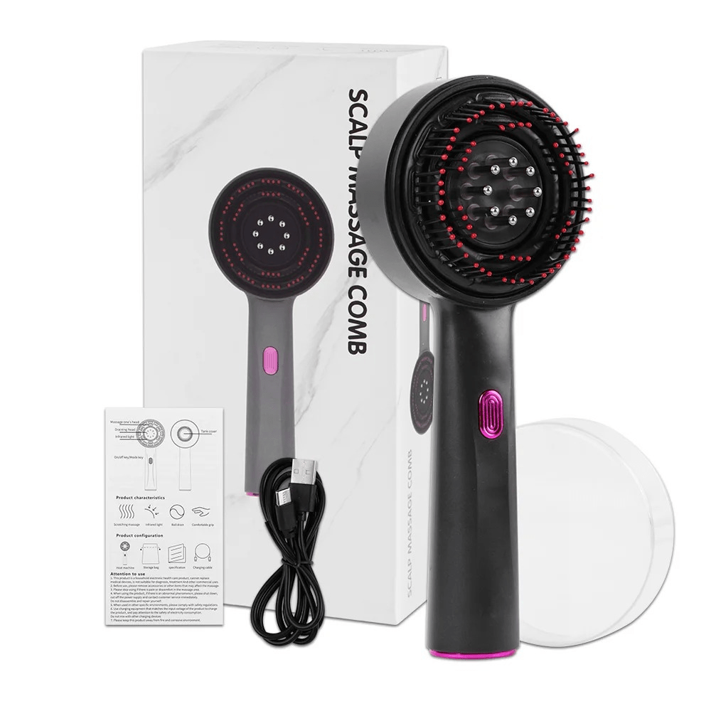 HairBrush™ - szczotka do masażu skóry głowy i włosów - Derma Beauty