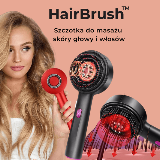 HairBrush™ - szczotka do masażu skóry głowy i włosów - Derma Beauty