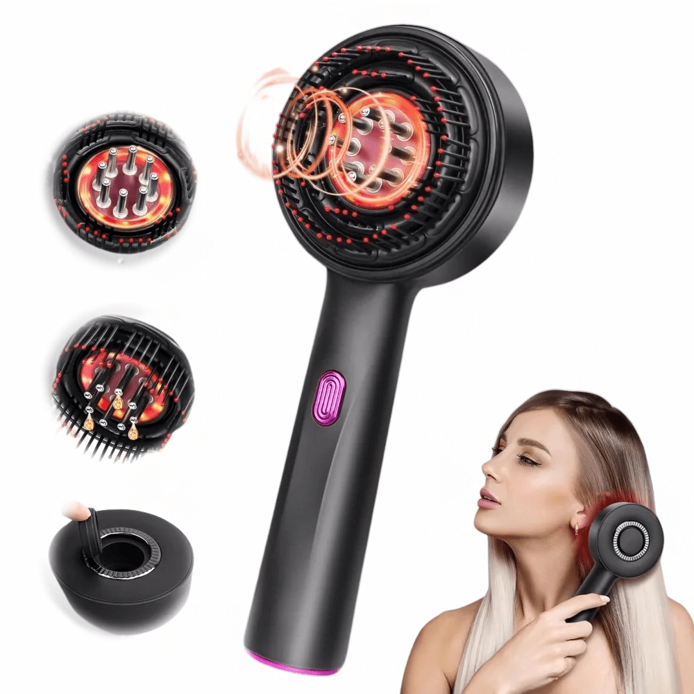HairBrush™ - szczotka do masażu skóry głowy i włosów - Derma Beauty