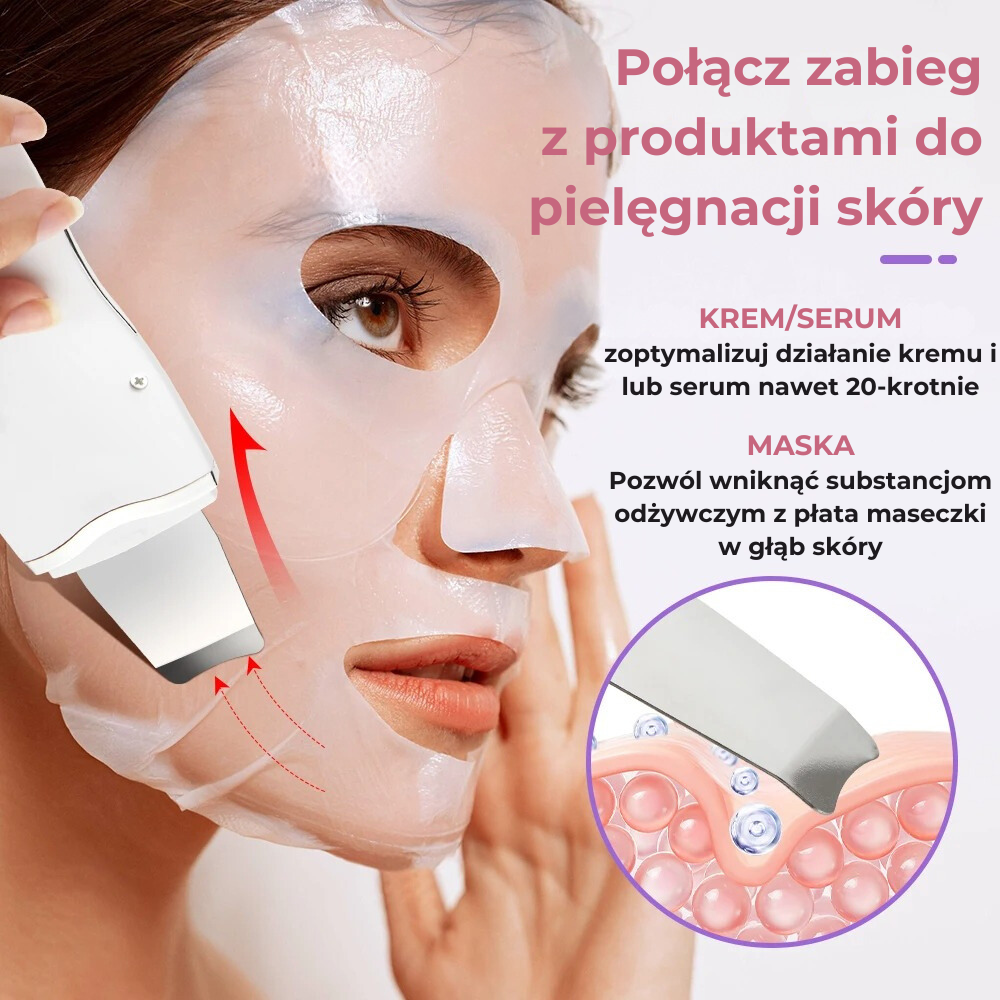 DermaPeeling™ - urządzenie do peelingu kawitacyjnego twarzy