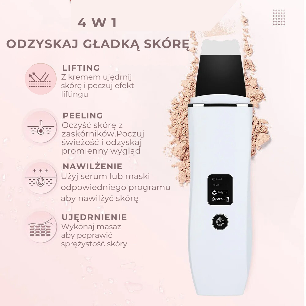 DermaPeeling™ - urządzenie do peelingu kawitacyjnego twarzy