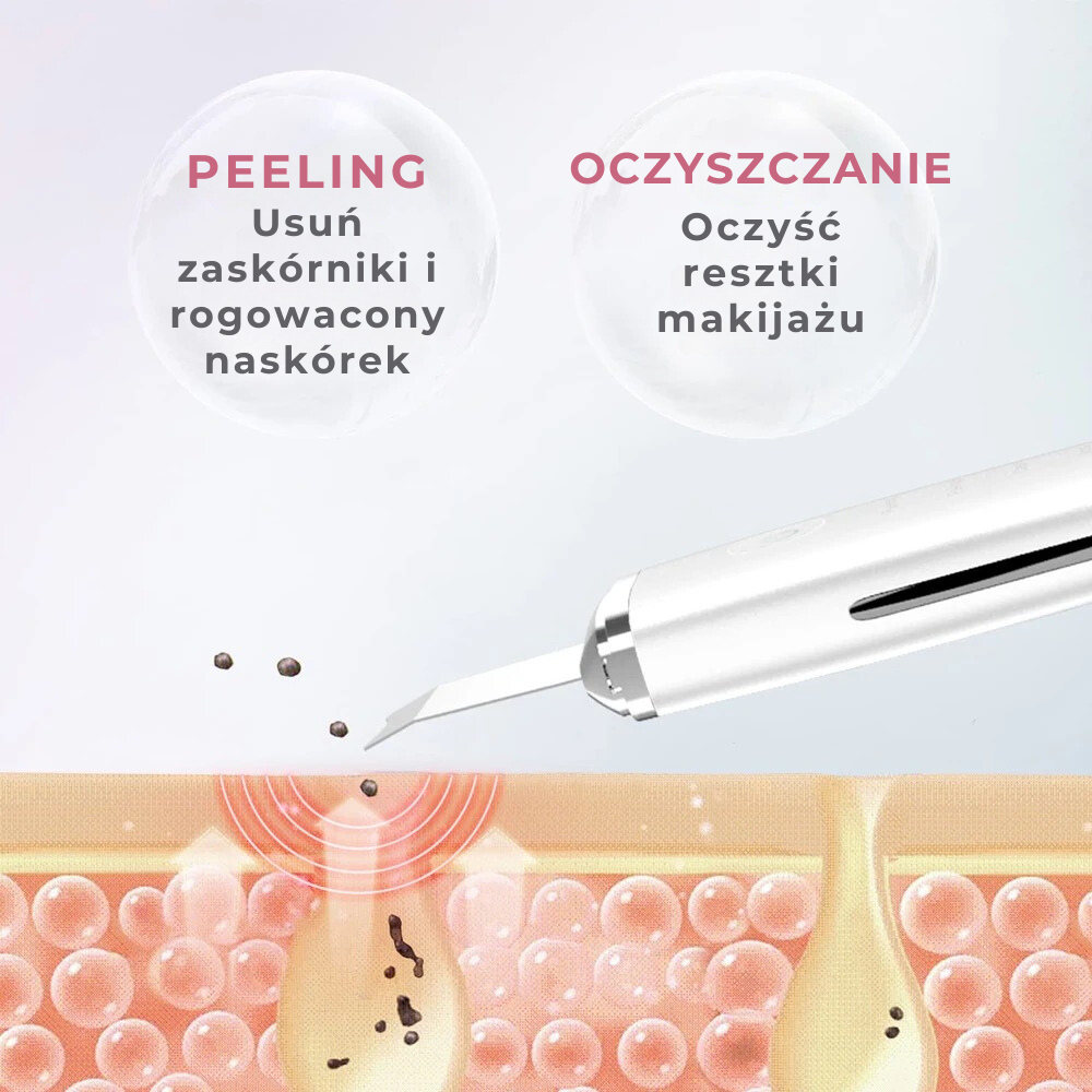 DermaPeeling™ - urządzenie do peelingu kawitacyjnego twarzy