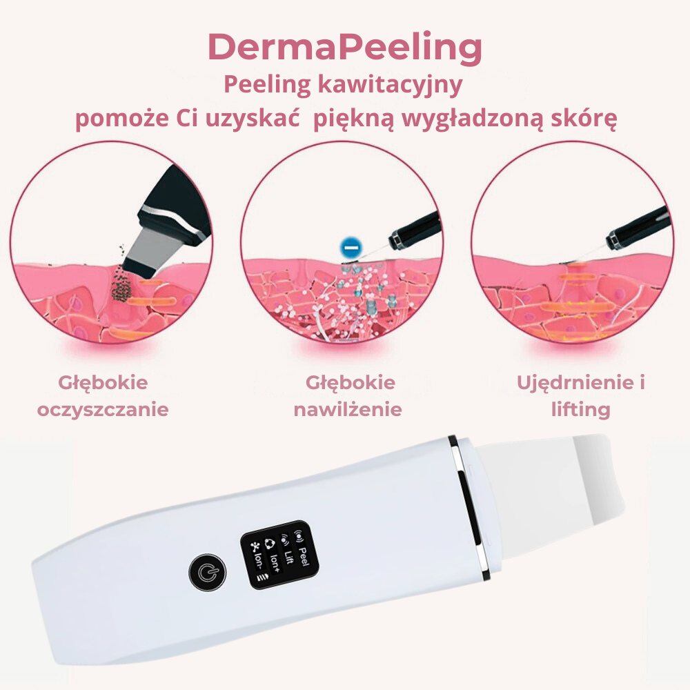 DermaPeeling™ - urządzenie do peelingu kawitacyjnego twarzy